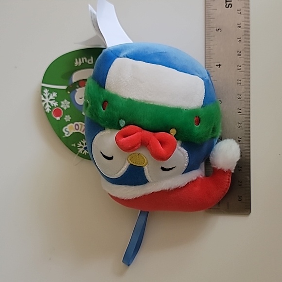 Original Squishmallows "Puff" Christmas Tree Hanging Ornament Santa Hat 11/30/21 - Picture 9 of 11